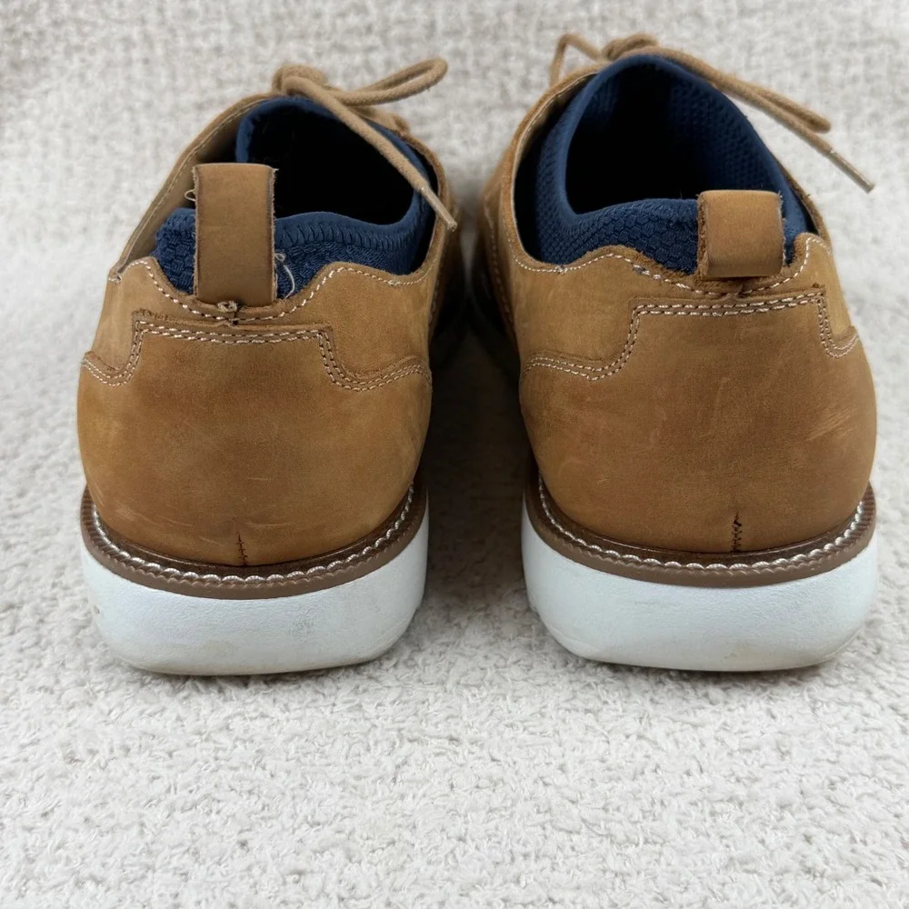 Johnston & Murphy XC4 Prentiss Tan Waterproof Leather Shoes 59-1772 Mens 13M